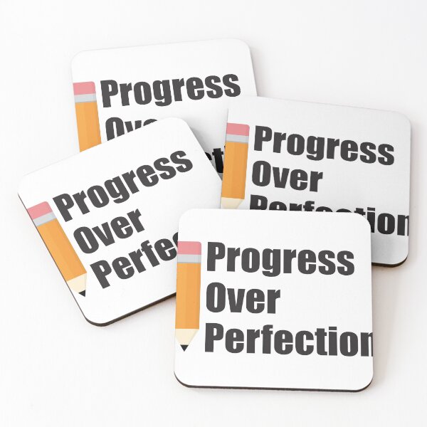 Item preview, motivational progress over perfection back to school teacher designed and sold by Bwittaya.