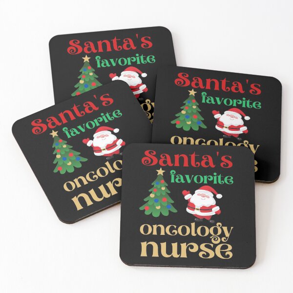 Item preview, santa's favorite oncology nurse designed and sold by Hey-Nice-Shirt.