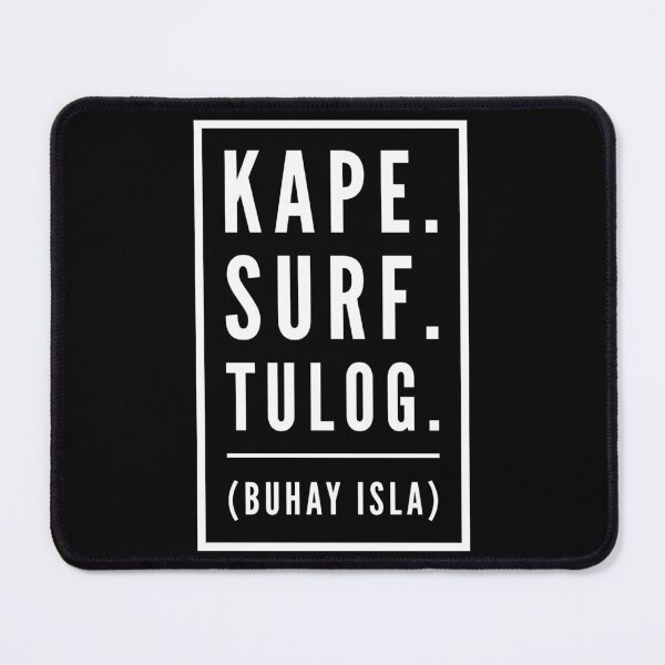 Item preview, kape surf tulog black designed and sold by krithe.