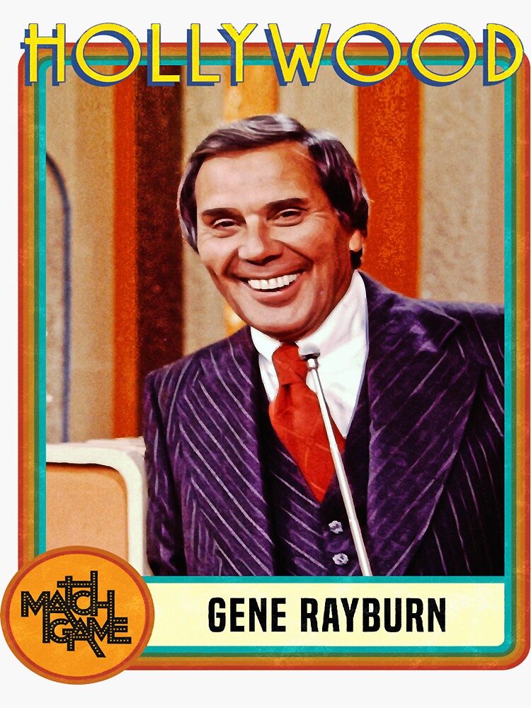 “Gene Rayburn Game” Sticker for Sale by JaikVillaflo | Redbubble