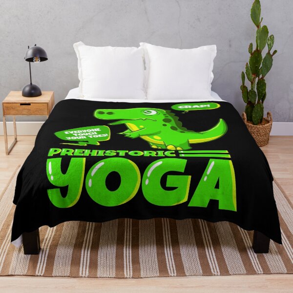 Item preview, T-Rex Prehistoric Yoga Funny Dinosaur designed and sold by wdyoungblood.