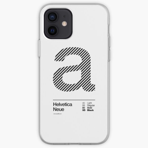 a .... Helvetica Neue (b) iPhone Soft Case