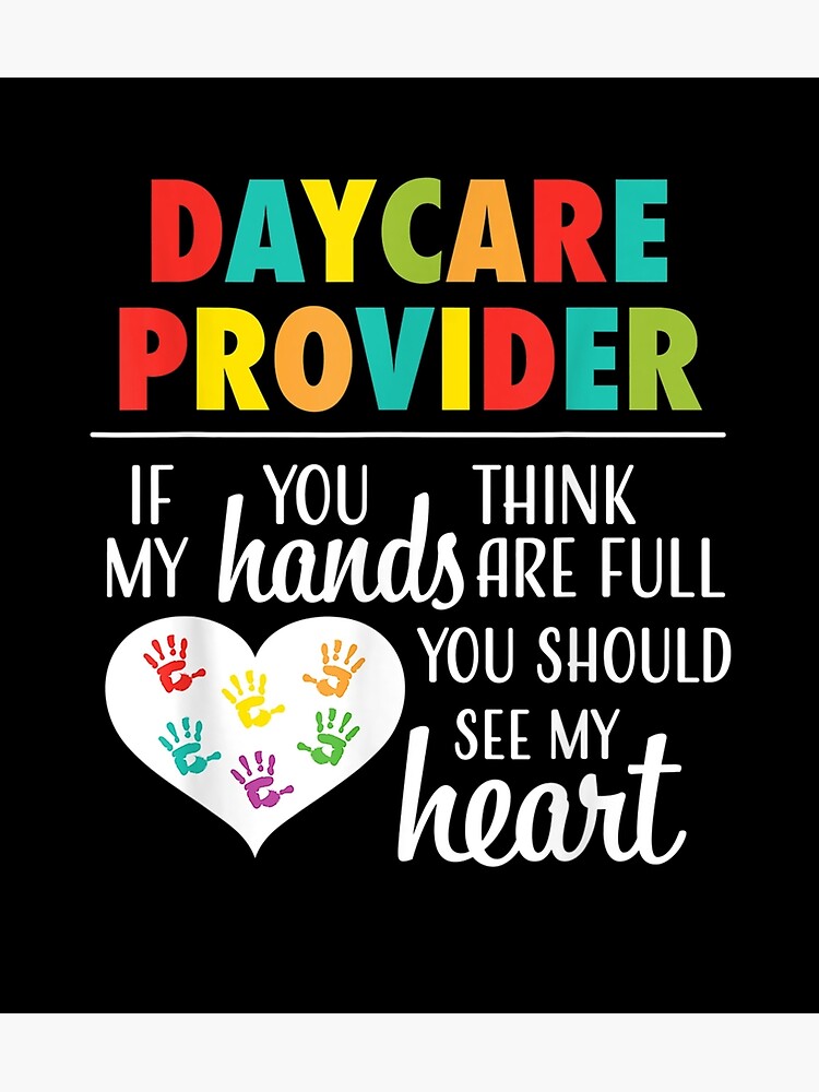 "Daycare Provider Appreciation Childcare" Poster for Sale by