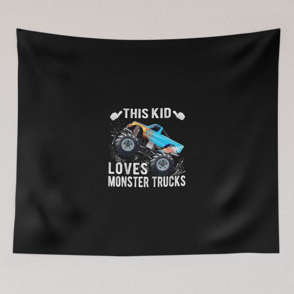Item preview, Kids This Kid Loves Monster Trucks Boys and Girls designed and sold by MiloszshiZse.