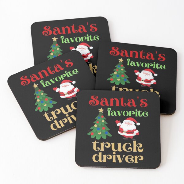 Item preview, santa's favorite tuck driver designed and sold by Hey-Nice-Shirt.