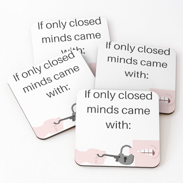 Item preview,  If only closed minds came with.......  designed and sold by SA Butterfly.