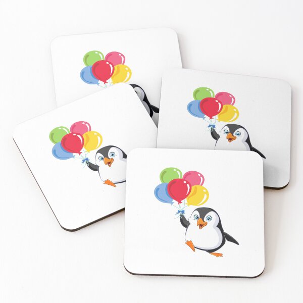 Item preview, Penguin with balloons designed and sold by fhodgson.