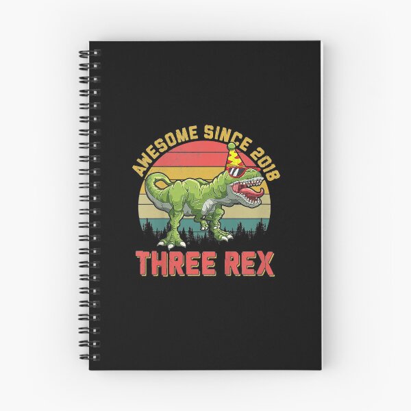 Item preview, Kids Three Rex 3rd Birthday Third DinosaurRex 3 Year Old designed and sold by MiloszshiZse.