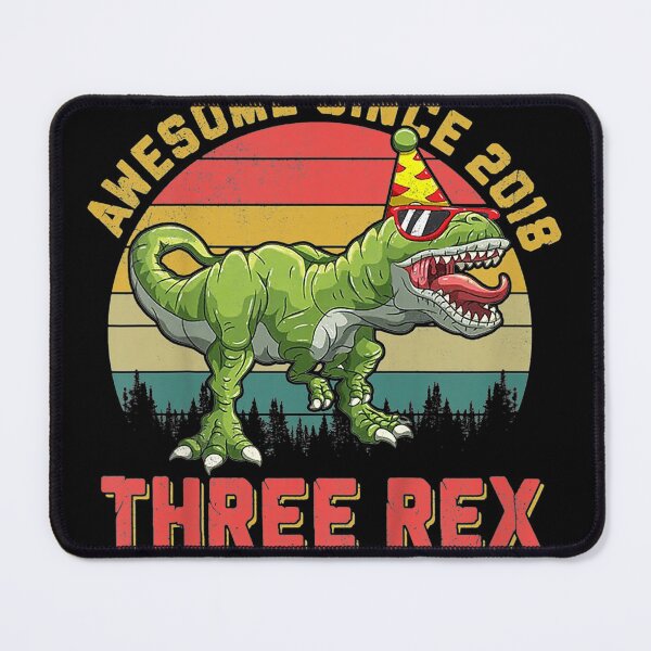 Item preview, Kids Three Rex 3rd Birthday Third DinosaurRex 3 Year Old designed and sold by MiloszshiZse.