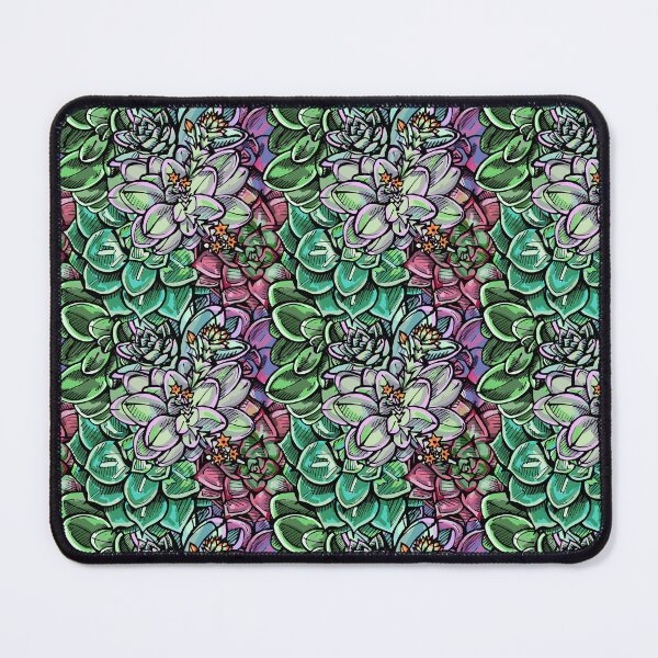 Item preview, succulents multicolor trendy bright colors pattern designed and sold by cutecrazytshirt.