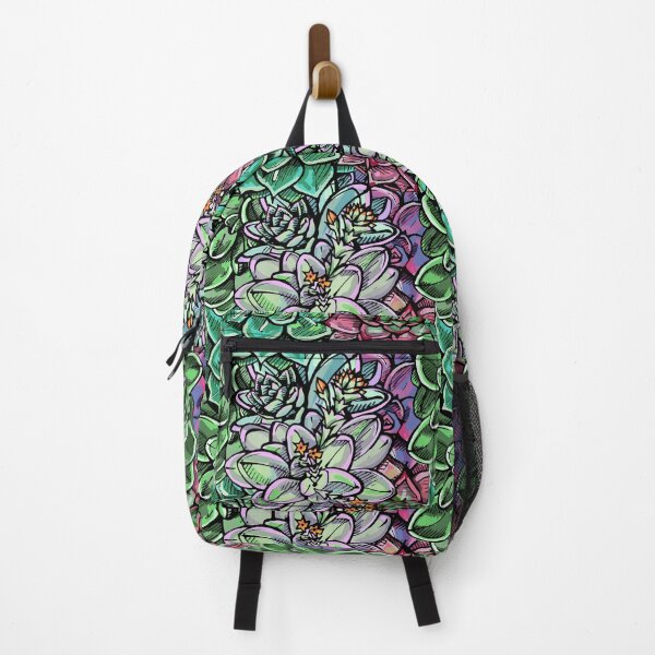 Item preview, succulents multicolor trendy bright colors pattern designed and sold by cutecrazytshirt.
