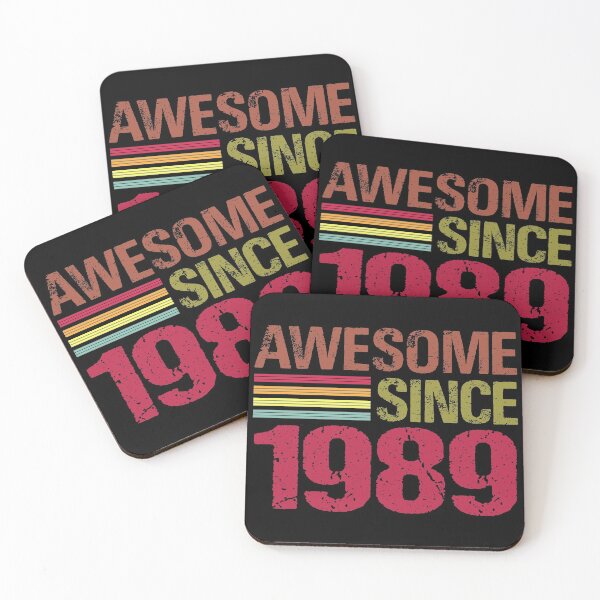Item preview, Impresionante desde 1989 Retro Vintage 32.o regalo de cumpleaños designed and sold by designbychow.