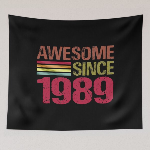 Item preview, Impresionante desde 1989 Retro Vintage 32.o regalo de cumpleaños designed and sold by designbychow.