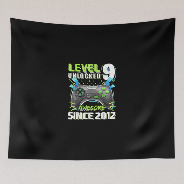 Item preview, Level 9 Unlocked Awesome 2012 Video Game 9th Birthday designed and sold by MiloszshiZse.