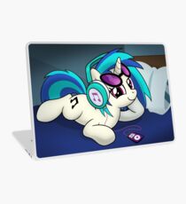 The Audiophile (Vinyl Scratch Poster) Laptop Skin