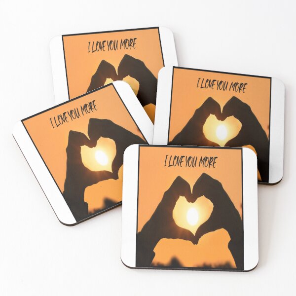 Item preview, I LOVE YOU MORE HAND GESTURE OVER SUN designed and sold by MrCreativeArts.
