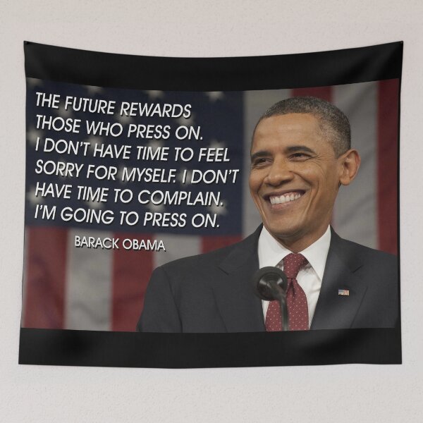 Aperçu de l'œuvre Citation de Barack Obama créée et vendue par Collinshunder.