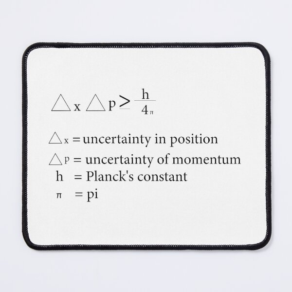 Item preview, principle of uncertainty heisenberg poster | principle of uncertainty heisenberg t-shirt  designed and sold by KARTICK DUTTA.