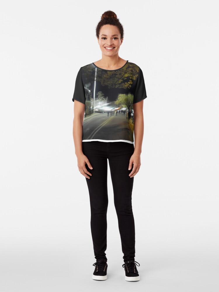 Alternate view of Hazy Nights Chiffon Top