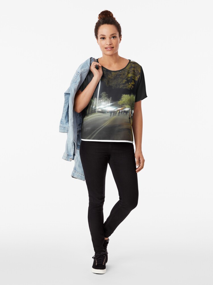 Alternate view of Hazy Nights Chiffon Top