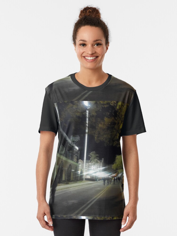 Alternate view of Hazy Nights Graphic T-Shirt