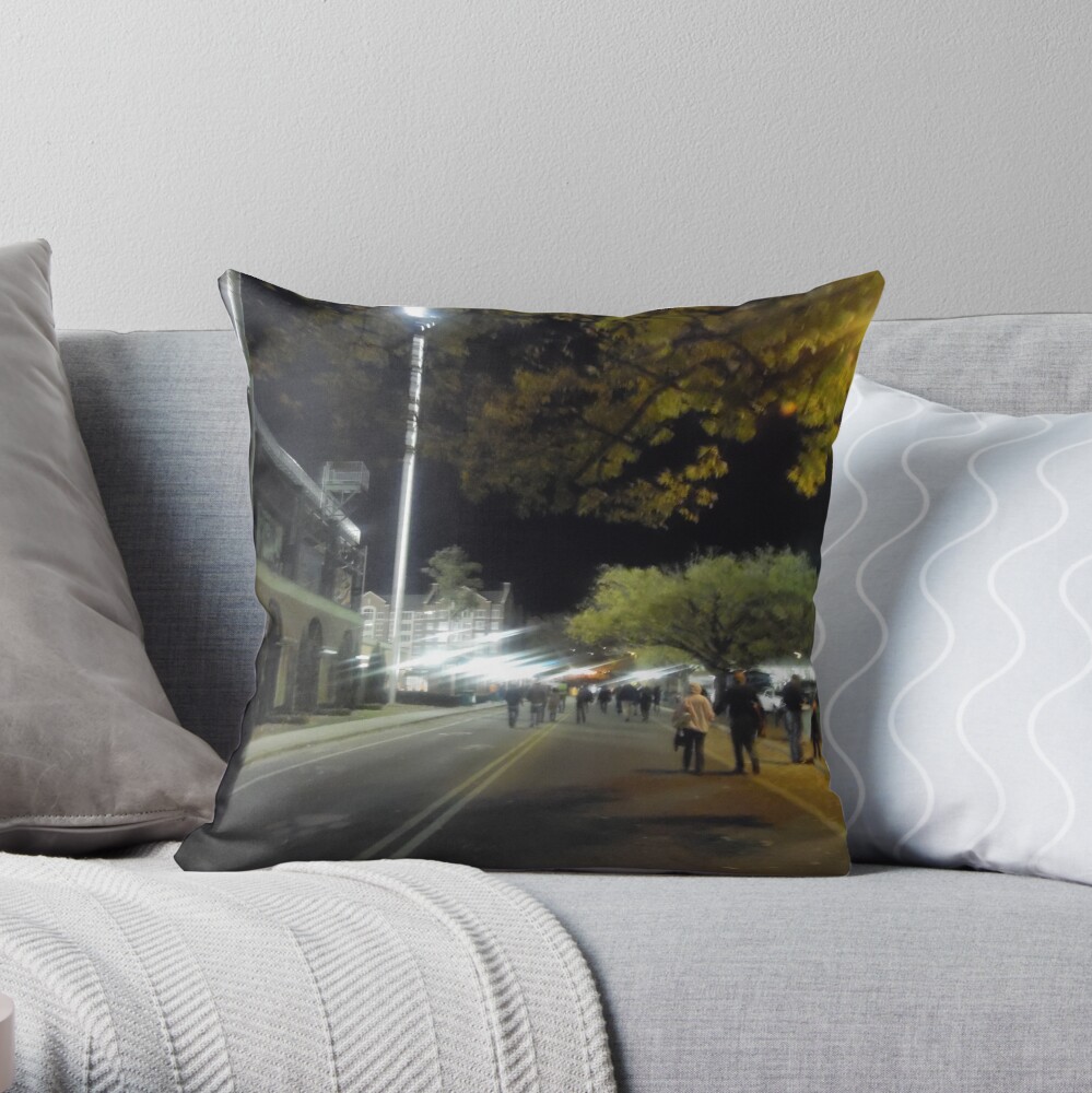 Hazy Nights Throw Pillow