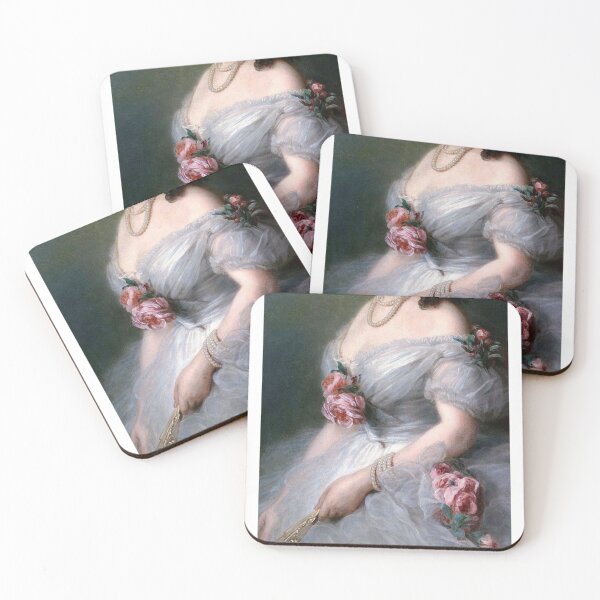 Item preview, Woman Flower Dress Renaissance Painting  designed and sold by Bellathewilde.