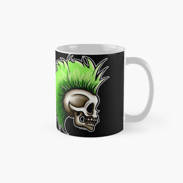 Item preview, Punk Skull (Green Version)  designed and sold by JanGrackle.