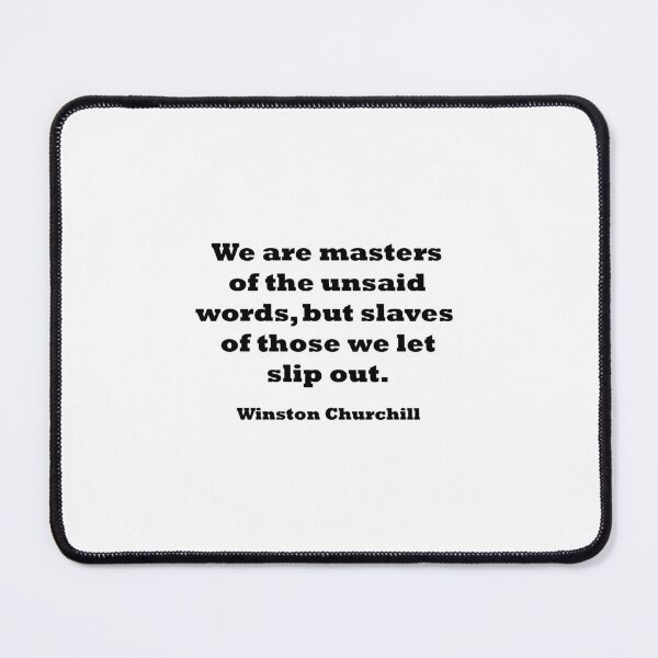 Item preview, Churchill - Masters of Unsaid Words designed and sold by Smolive.