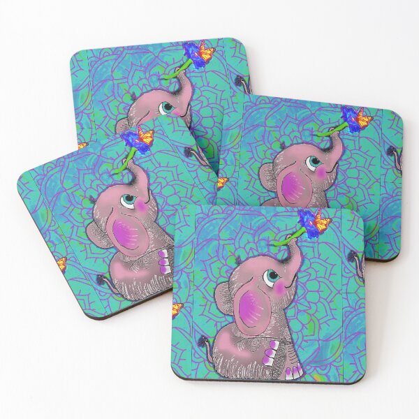Item preview, espdzines Tuck the bb elephant meets a flutter bug. designed and sold by EspDzines.