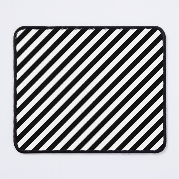 Item preview, Black and White Diagonal Stripes designed and sold by starrylite.