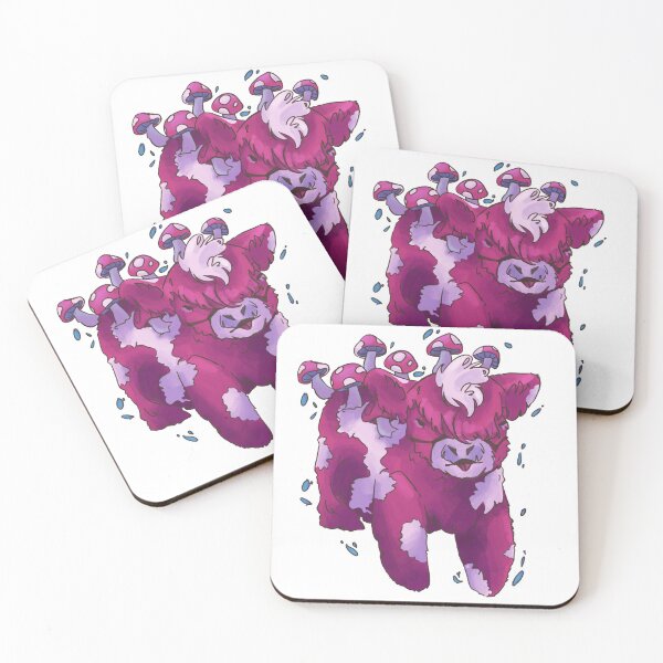 Item preview, magenta mooshroom fluffy cow designed and sold by thecassanova.