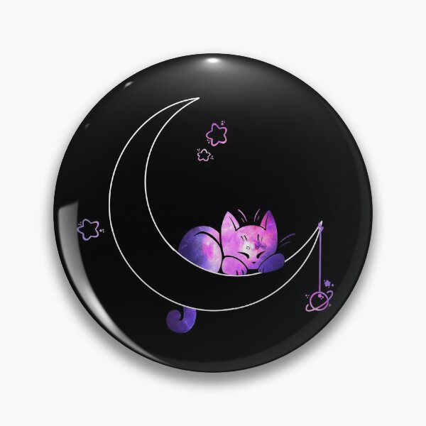 Moon Kitty Pin