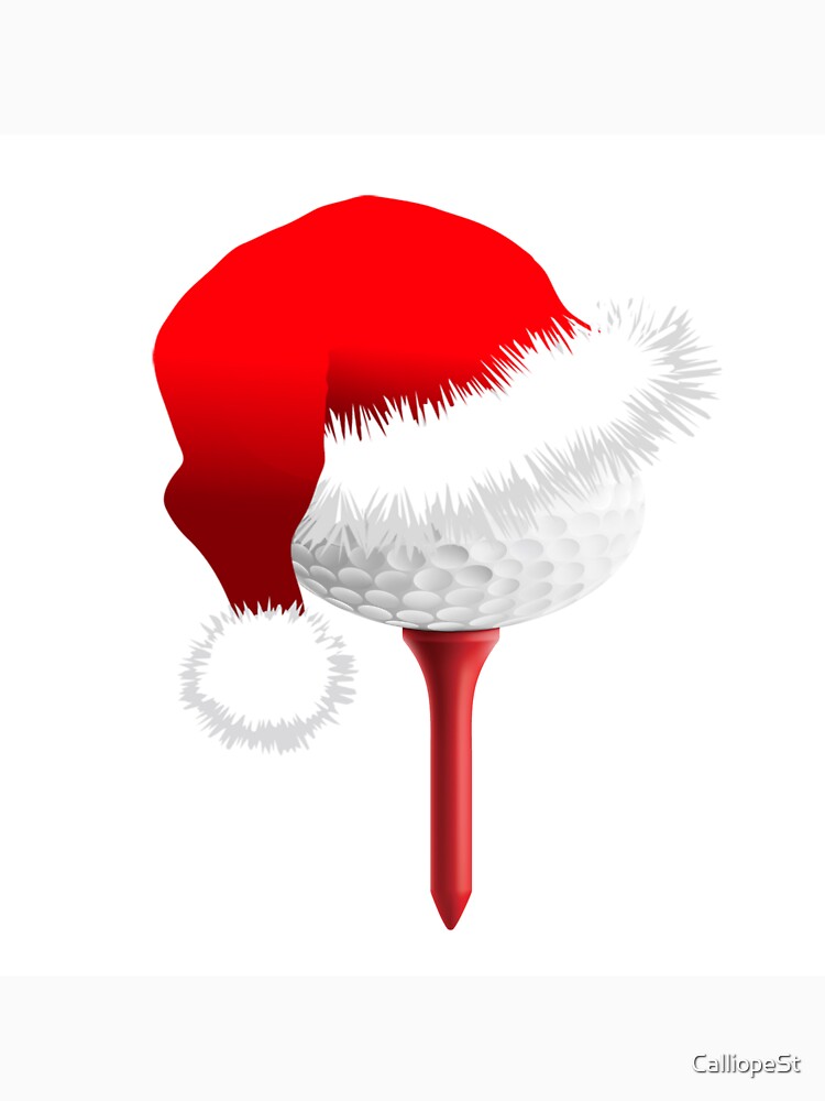 "CHRISTMAS GOLF" Tshirt by CalliopeSt Redbubble