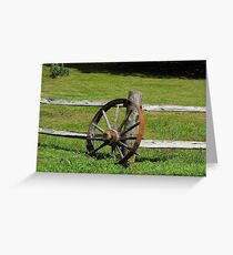 By The Fence Greeting Card