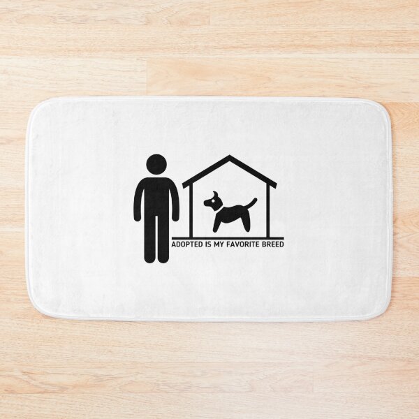 Item preview, Adopted Is My Favorite Breed - Stickman Black Version designed and sold by Stickman--.