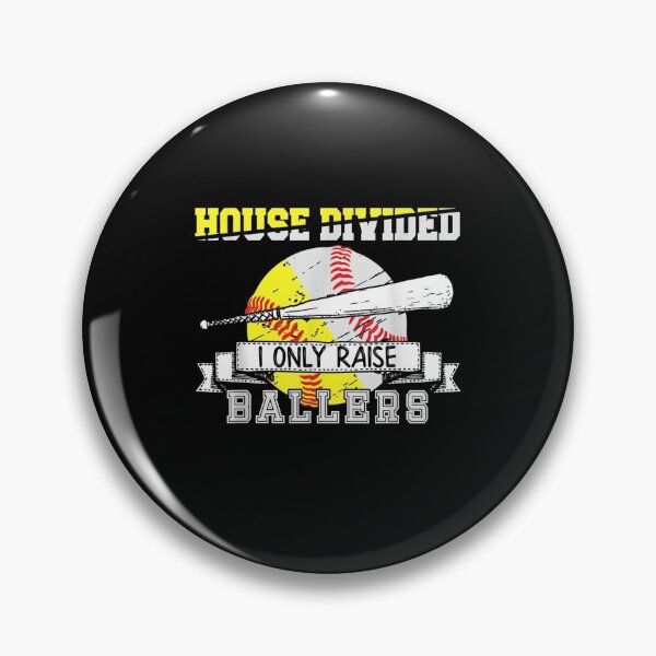 Item preview, Funny Baseballoftball Divided House Ball Mom designed and sold by HamzashiTrre.