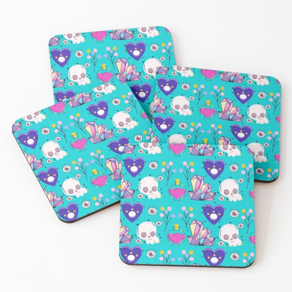 Item preview, skull with crystals pattern designed and sold by Harshler-Art.