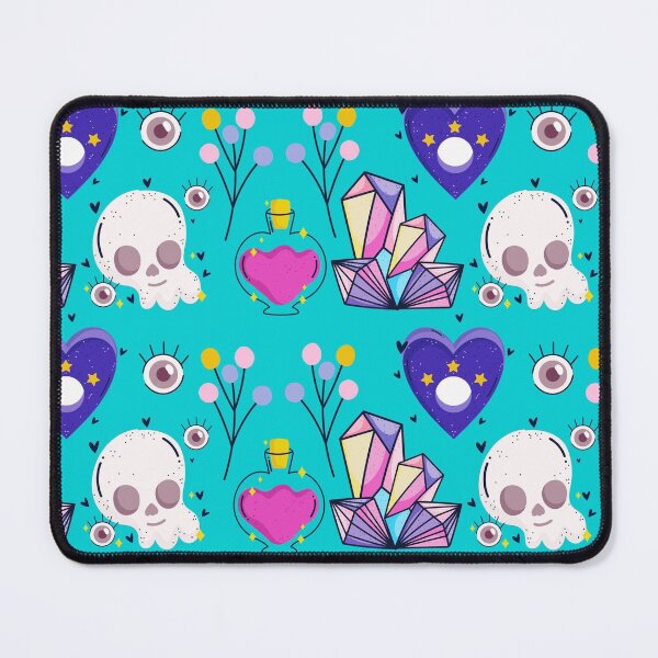 Item preview, skull with crystals pattern designed and sold by Harshler-Art.