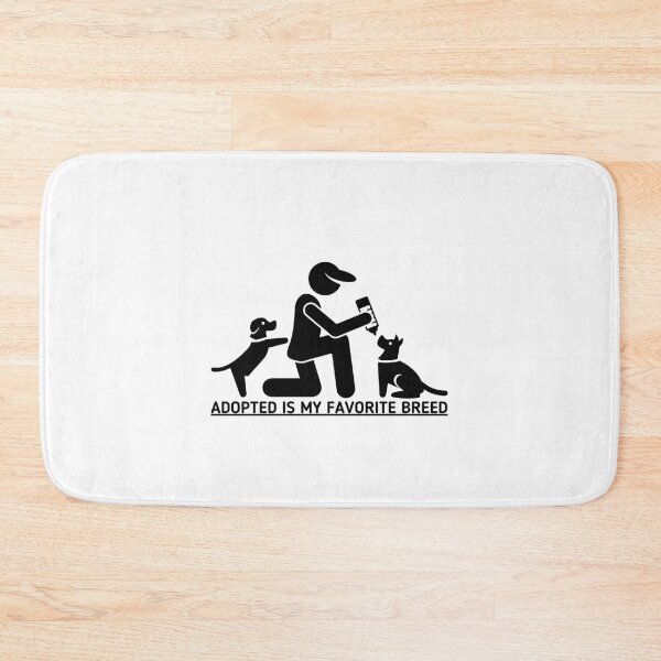 Item preview, Adopted Is My Favorite Breed - Stickman Black Version designed and sold by Stickman--.