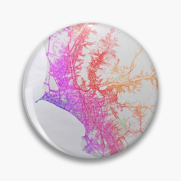 Item preview, Lima City Map of Peru - Colorful designed and sold by deMAP.