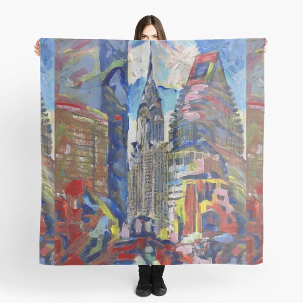 Eastside Chrysler Building New York City by RD Riccoboni Scarf