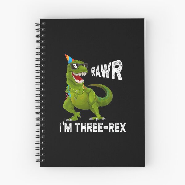 Item preview, Kids Three Rex TRex Birthday 3 Yrs old Boy designed and sold by JaisonshiJan.