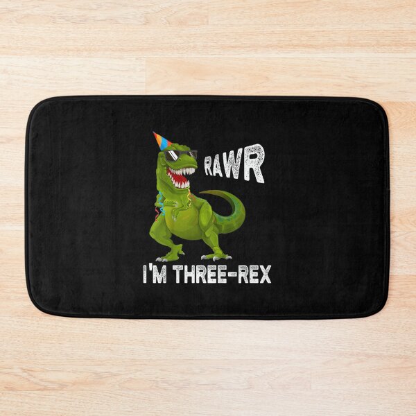Item preview, Kids Three Rex TRex Birthday 3 Yrs old Boy designed and sold by JaisonshiJan.