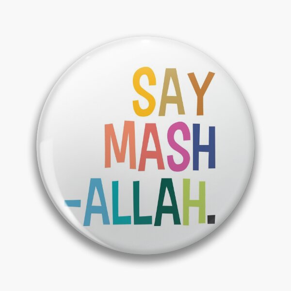 Item preview, Say Mashallah designed and sold by Pink Pastel Studio.