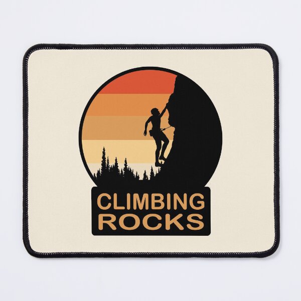 Item preview, Climbing Rocks Funny Rock Climber Pun for Mountain Climbing Lovers Humor designed and sold by Bad Kitty Designz.