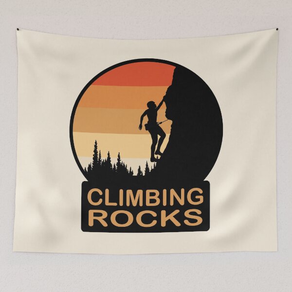 Item preview, Climbing Rocks Funny Rock Climber Pun for Mountain Climbing Lovers Humor  designed and sold by Bad Kitty Designz.