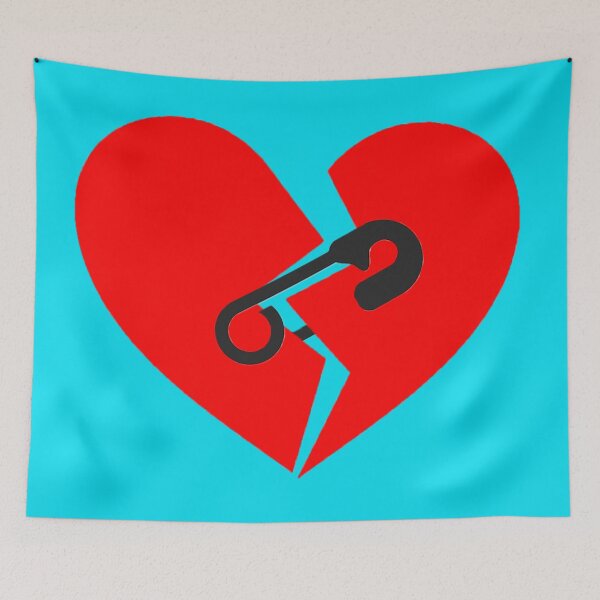 Item preview, Broken Heart Safety Pin designed and sold by Thelittlelord.