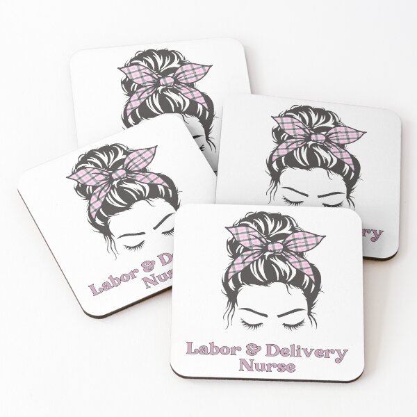 Item preview, Labor and delivery nurse Messy bun | L and D Nurse | Gifts for Labor+Delivery nurse designed and sold by Violet Treasures.