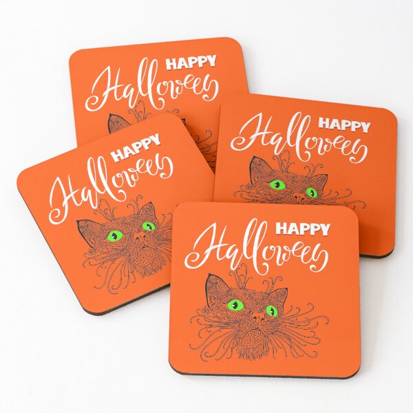 Item preview, Happy Halloween Kitty designed and sold by FunWithChemo.